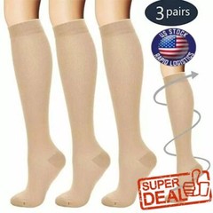 3 Pairs of Compression Stockings for Men Women 30-40mm S-XL Compression X Socks
