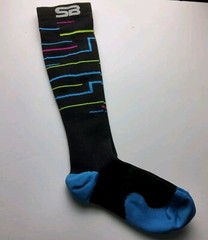 SB SOX Compression Socks Multicolor Lines Size S/M