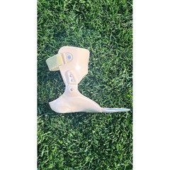 Kenney Orthopedics Hinged Ankle Foot Orthosis AFO Brace Tan Adjustable Strap