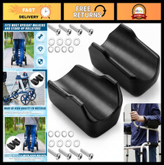 2 Pcs Rollator Armrest Pads – Soft Forearm Cushions for Upright Walker Accessori