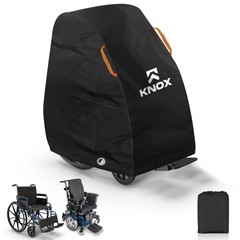 KNOX 600D Transport Wheelchair Cover, Waterproof & Dustproof, 39″ x 30″ x 39″