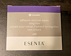 ConvaTec ESENTA Adhesive Remover Wipes Box of 25 – 423391