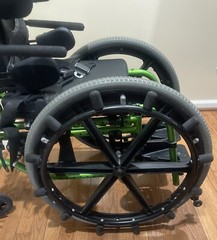 Numotion Quickie Special Needs Pediatric Adjustable Manual Green Wheelchair