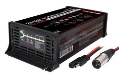 BC2410XM 24V 10A 7 Stage Smart Charger AGM Battery Maintainer for Wheelchairs