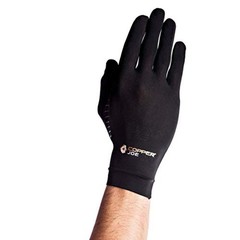 Hand Wrist Pro Bundle Copper Infused Full Finger Gloves Wrist Brace Set