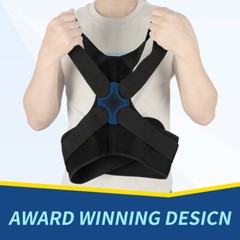Posture Corrector Lumbar Low Back Support Shoulder Brace Belt Unisex Women Men