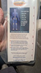 HAPPY FEET Fluid Orthotics Insoles back knee and hip – Sz M2 M 7.5-9 W 9-10.5