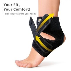 Lightweight Adjustable Ankle Support for Men & Women – Ideal for Sports Injuries