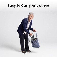 Foldable Walking Cane 350 Lbs Load Adjustable Height – Glow-in-the-Dark Tip
