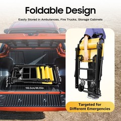 Portable Foldable Stair Lift Chair Elevator Stair Lifting Climbing Wheelchair