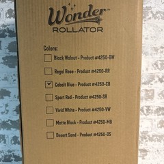 NEW – Stander Wonder Able Life Foldable Rollator Walker Cobalt Blue 4250-CB