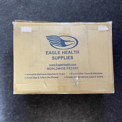 Eagle Health Supplies 78668 Swivel Sliding Shower & Tub Chair (400 LBs Cap)