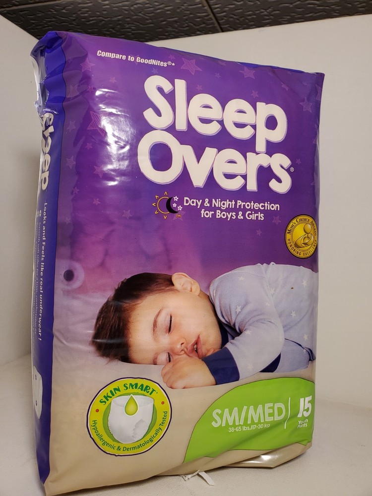 Cuties Sleep Overs Youth Underwear Small / Medium 38 to 65 lbs. 15 Ct (NEW)