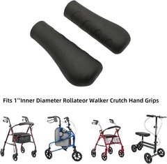2 PCS Crutch Hand Grips Replacement Parts Fit for Rollator Walker ,Rollator H…