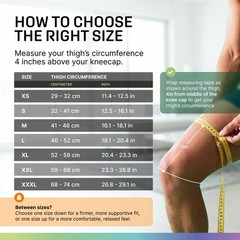 Modvel 2 Pack Knee Brace Compression Sleeve for Men & Women