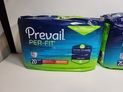 PREVAIL Per-Fit Adult MEDIUM Unisex Underwear 2Bags Of 20 (=40) Perfit Daily