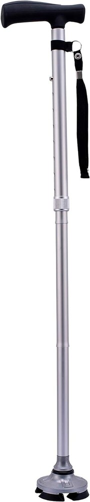 Hurry Along, Elderly Gift, 4 Feet and Light, Best Walking Cane, – Silver
