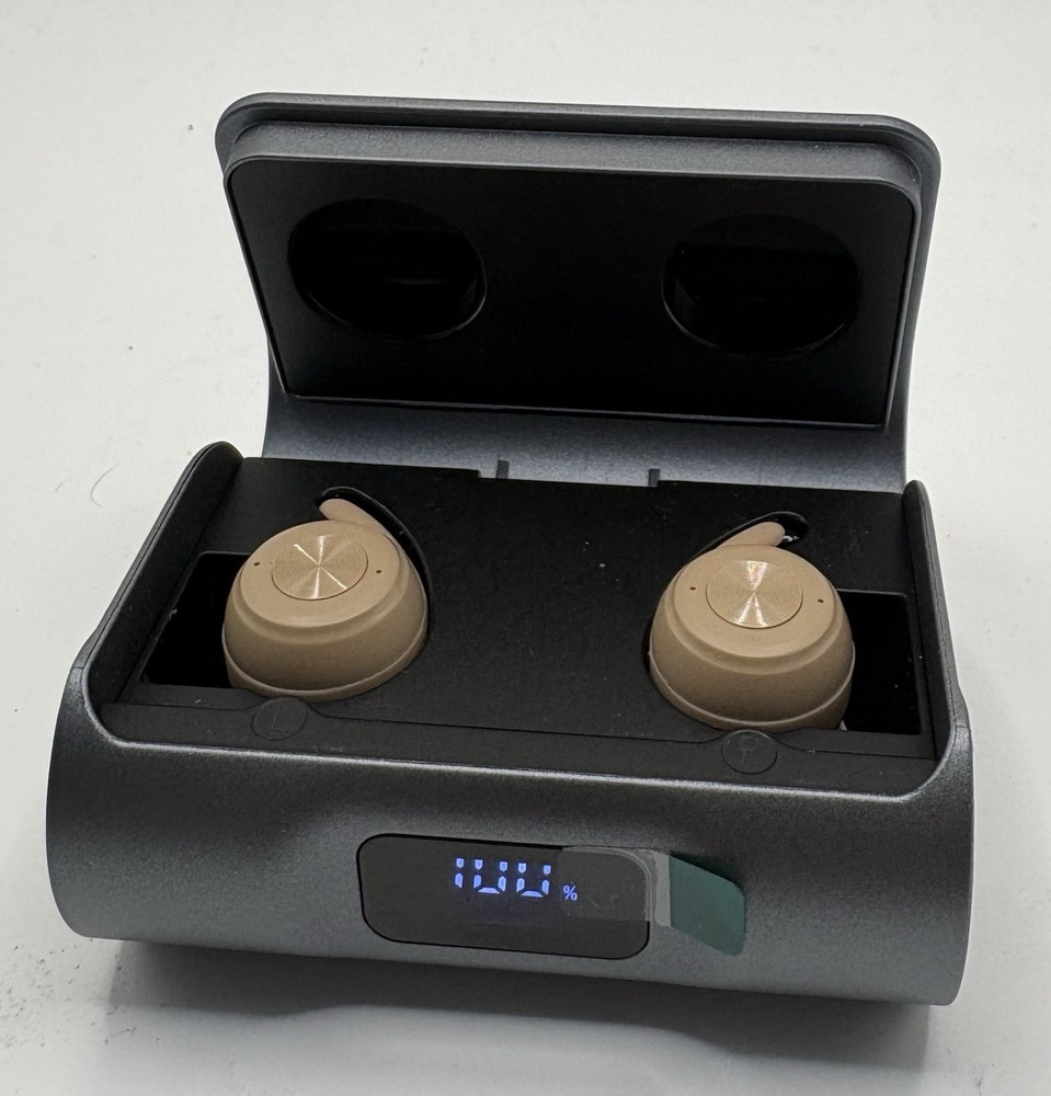 Rechargeable Hearing Aids G36L Wireless Earbuds Noise Reduction Charging Case