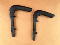 Motion Composites Helio C2 A6 Wheelchair Back Manual Push Bars Cane Folding