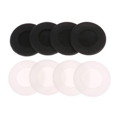 4Pcs/set Portable Soft Silicone Stethoscope Diaphragm Head Cover Accessories