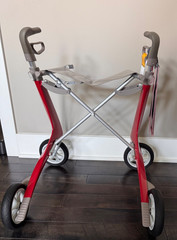 byACRE BYA100MDR Carbon Ultralight Regular Track Rollator 16.5″ Seat