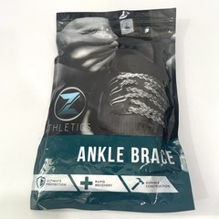 Z ATHLETICS Zenith Ankle Brace, Lace Up Adjustable Sz Small (Pack of 1) Black