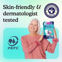 Because Premium Incontinence Booster Pads for Men and Women, Adds Extra