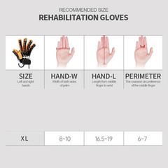 Right Hands Rehabilitation Robot Gloves, XL, Electric Hand Function Equipment