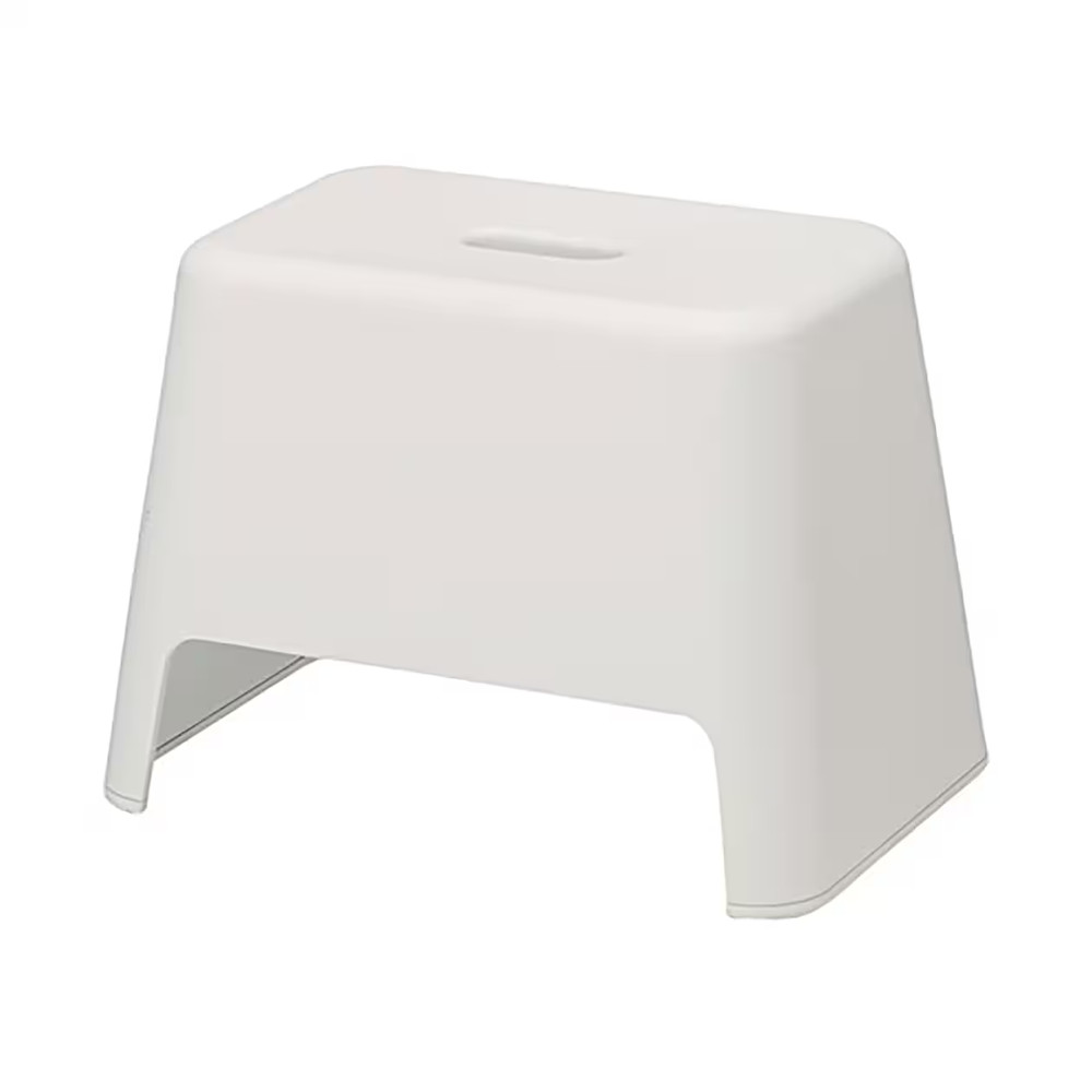 MUJI Bath Chair Polypropylene White Approx 12×8.9×9in (30.5×22.5×23cm) Japan