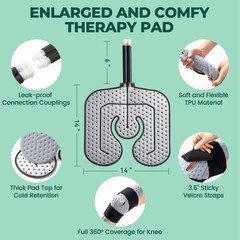 Ice Machine for Knee After Surgery w/Compression, Hip Replacement Cold Therap…