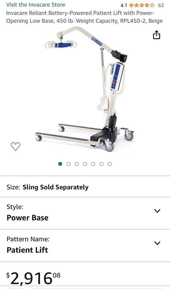 Invacare Powered Patient Lift