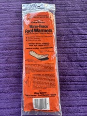 Vintage Odor Eaters Warm Fleece Foot Warmers Odor Destroying Insoles Johnson’s