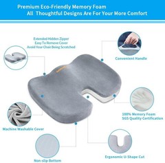 Cushion Lab Patented Pressure Relief Seat Cushion for Long Sitting Hours New