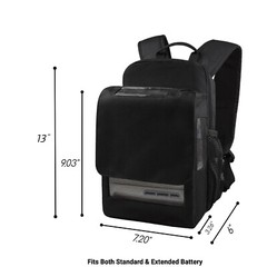 o2totes OxyGo Next Backpack w/ Extra Storage – Black (O2Totes)