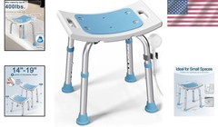 Lightweight Shower Stool with Suction Feet – 400 lbs Capacity, Ideal for Seniors