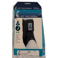 ASO Ankle Stabilizer Size XX-Large Black Lace Up Sprained Ankle Brace Orthopedic