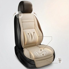 Car Front Seat Cushion Chair Office Lumbar Back Support Waist Pillow Memory Foam