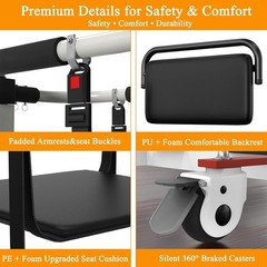 Patient Lift Transfer Chair, Patient Lift for Home, Portable Lift Transfer Chair