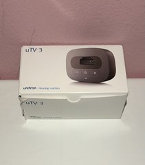 Unitron uTV3 Wireless TV Transmitter Dock Charging Base Power Supply Cables