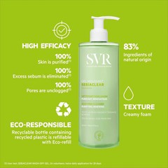 Svr – Sebiaclear Foaming Gel – Face Body Cleanser Salicylic Acid Pha – For