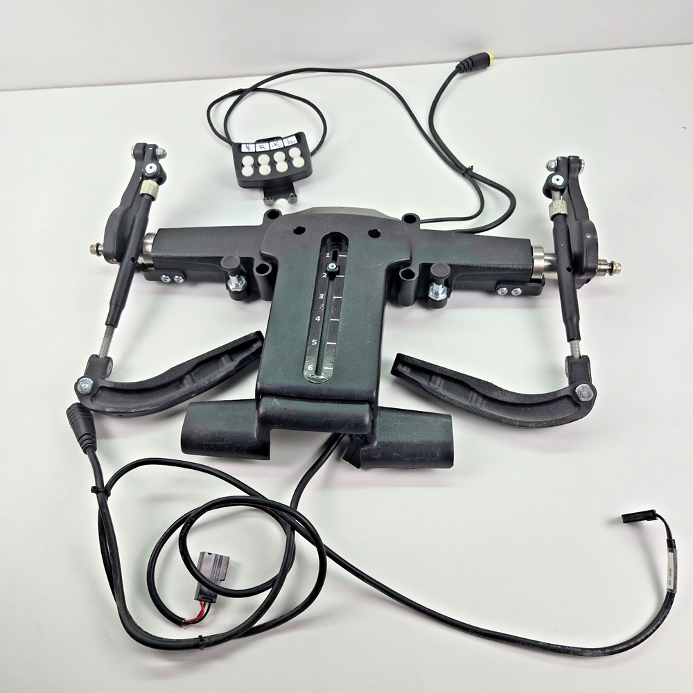 Permobil ICS Switchbox Armrest Mount Brackets Assembly Swivel Arms F3 F5 M3 M300