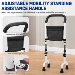 Upgraded Mobility Stand Assist Aid for Elderly, Adjustable Walking Cane for S…