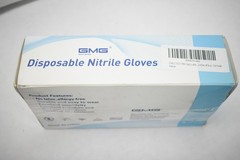 GMG Disposable Nitrile Gloves Small Size Latex-Free Blue 100 Count Lot of 2