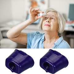 2 Pcs Eye Drop Guide Dispenser Portable Reusable Eye Dropper Tool for Elderly…