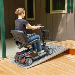 Portable Aluminum Ramp 800 lb Capacity Mobility Scooter Power Chair Access New