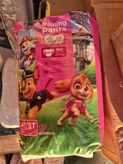 Pull-Ups girls Training Pants, (4T-5t) with 360 stretch fit like underpants.