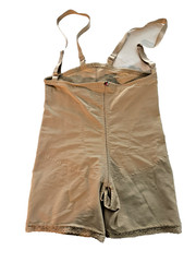 Design Veronique 1650 Abdominal Compression Girdle Open Crotch Beige Size 3XL