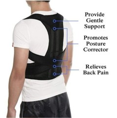 US Men/Women Adjustable Posture Corrector Spine Support Shoulder Back Brace Belt