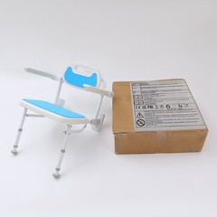 Wall Mounted Folding Shower Chair, Height Adjustable Shower Chair With Backrest