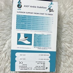 Tucks Medicated Hemorrhoidal Pads & Med Spec ASO Ankle Stabilizer, Large, Black